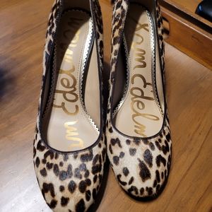 Sam Edelman Beth Square Toe Leopard Square Toe